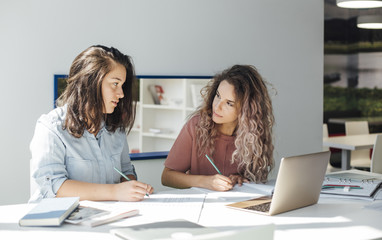 Friends Studying Together