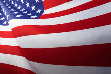 Flag of the United States.Studio shot