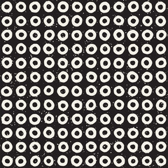 Seamless pattern with hand drawn lines. Abstract background with freehand brush strokes. Black and white texture. Ornament for wrapping paper.