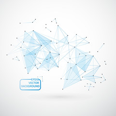 Abstract background for design technology and networking science