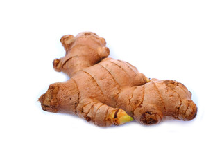 Ginger on white background