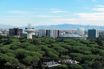 Panorama dall'Eurosky Tower di Roma