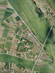 Village from the air.