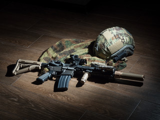 Home Defense. The Black Rifle.