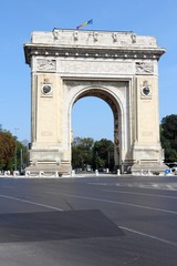 Fototapeta na wymiar Romania triumphal arch