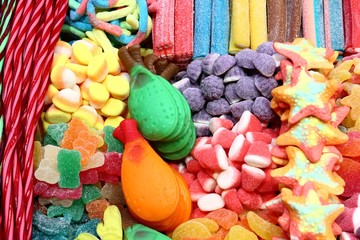 Boqueria sweets in Barcelona