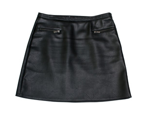 черная юбка на белом фоне.