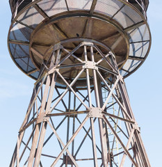 Old water tower at a railway station