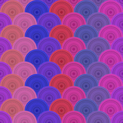 Colorful fish squama