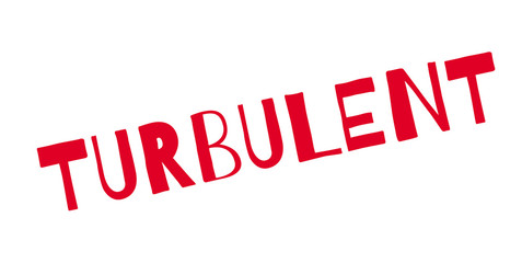 Turbulent rubber stamp. Grunge design with dust scratches. Effects can be easily removed for a clean, crisp look. Color is easily changed.