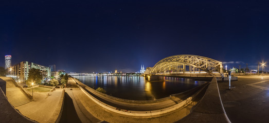 Kön Hohenzollernbrücke (Panorama) © Thomas Bredenfeld