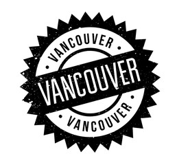 Vancouver rubber stamp. Grunge design with dust scratches. Effects can be easily removed for a clean, crisp look. Color is easily changed.