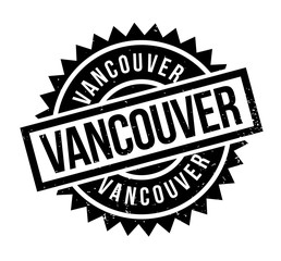 Obraz premium Vancouver rubber stamp. Grunge design with dust scratches. Effects can be easily removed for a clean, crisp look. Color is easily changed.
