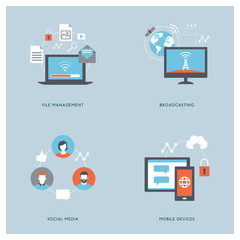 Internet, computers and social media
