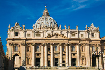 Fototapeta na wymiar Basilica di San Pietro, Città del Vaticano, Roma