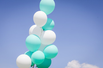 colorful ballons in the sky
