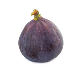 Fresh figs isolated on white background.