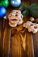 New Year's toys with gingerbread