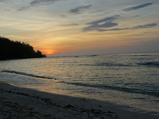coucher de soleil à Bali