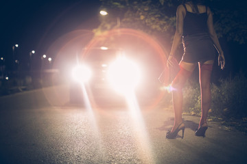 Prostitute on the street