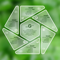 Abstract 3D Paper Infographics