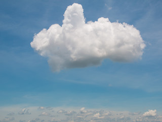 Blue sky  with beautiful clouds. blue sky for background.