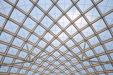 detail of the modern building