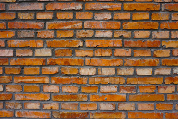 Red brick wall