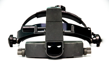 Binocular Indirect Ophthalmoscope medical instruments white background