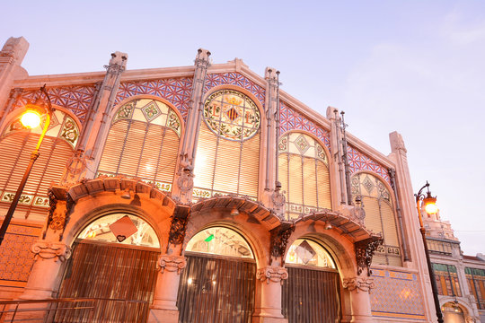 Central Market In Valencia, Spain.