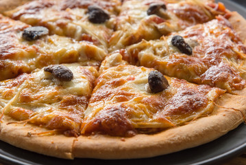 Mushroom Pizza without meat.