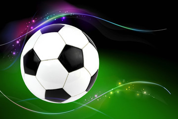 Naklejka premium Soccer ball