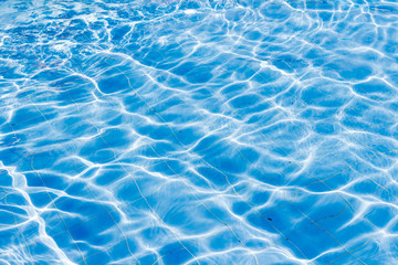 Surface of swimming pool water background