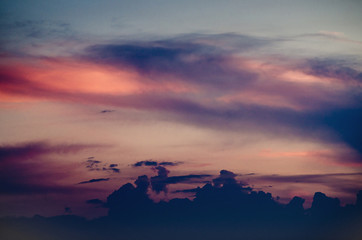 Evening sky background