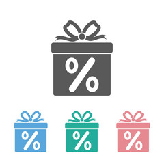 gift box discount icon