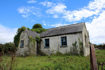 Fototapeta na wymiar Whiddy Island National school 1875, West Cork ireland
