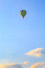 Naklejka premium A Hot Air Balloon in Flight