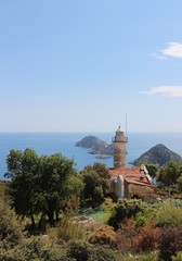 lighthouse gelidonya in spring