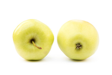 Fresh healthy apple isolated on a white background