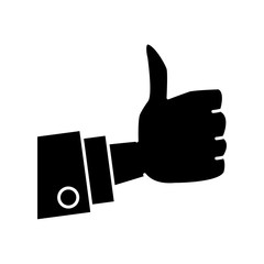 Thumb up symbol icon vector illustration graphic design