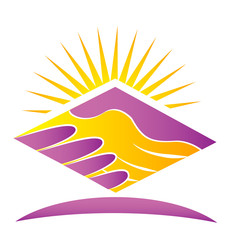 Handshake agreement vector icon