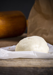 Fresh dough ready for baking