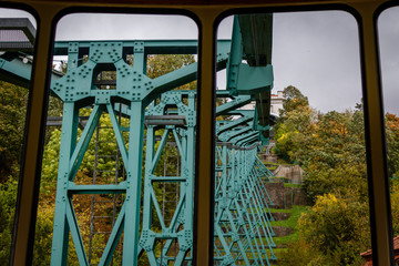The Dresden Suspension Railway is one of the oldest suspension railways a kind of hanging monorail...