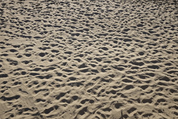 footsteps sand