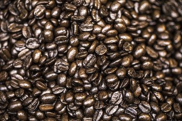 grains de café 