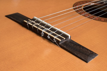 Fototapeta premium Classical Guitar Bridge