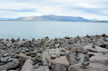 Fototapeta na wymiar Reykjavik coast