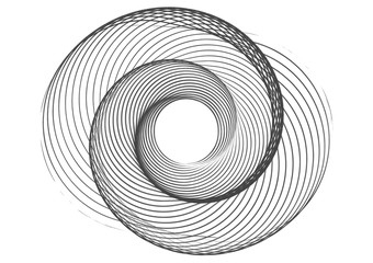 Abstract round spiral template for the logo.