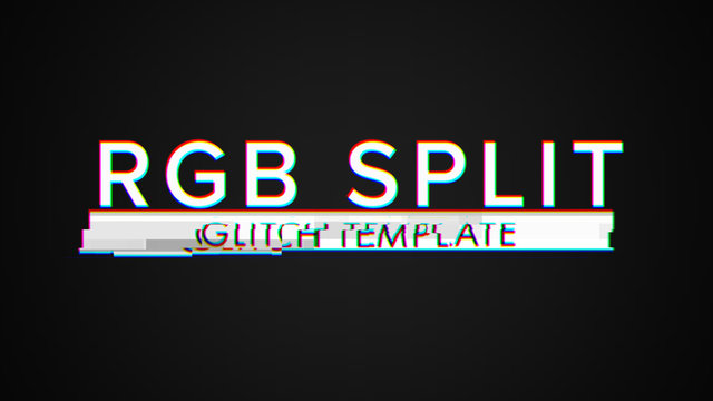 RGB Glitch Titles Pack