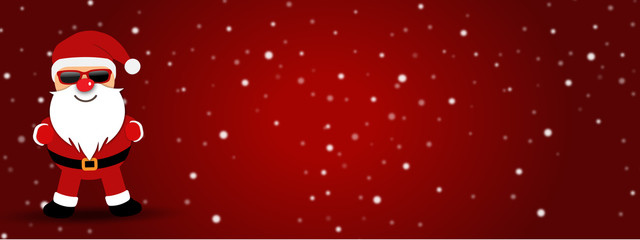 Weihnachtsmann Hintergrund Banner